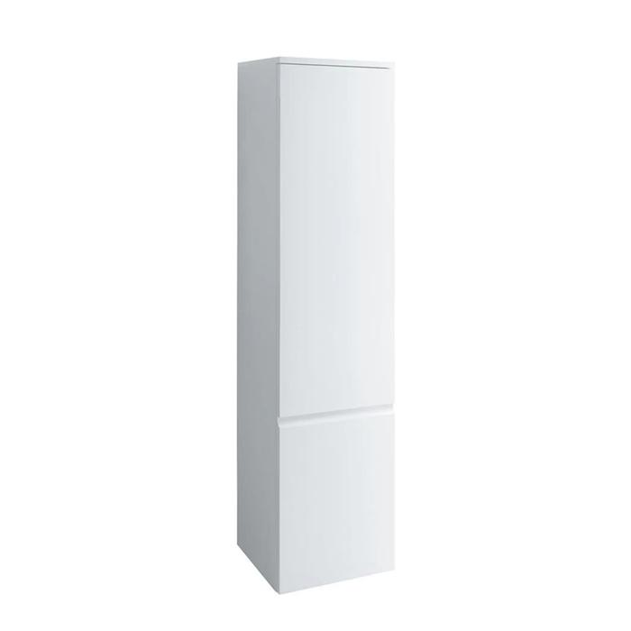 Высокий шкаф Laufen Pro S 350x335x1650 мм, 1 дверца, петли слева, 4 стеклянные полки, цвет: белый глянцевый