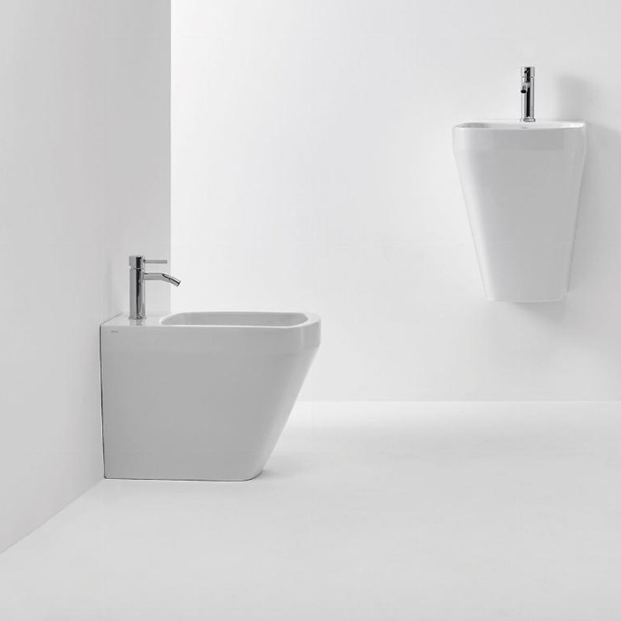 Simas Baden Baden Биде приставное 56х36 см, с 1 отв под смеситель, цвет: белый