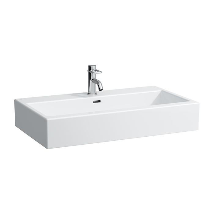 Раковина Laufen Living City 80х46х14 см, 1 отв., цвет: белый