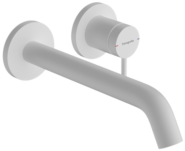 Смеситель для раковины Hansgrohe Tecturis S, 225 мм, настенный, на два отверстия (внешняя монт. часть) — 73351700