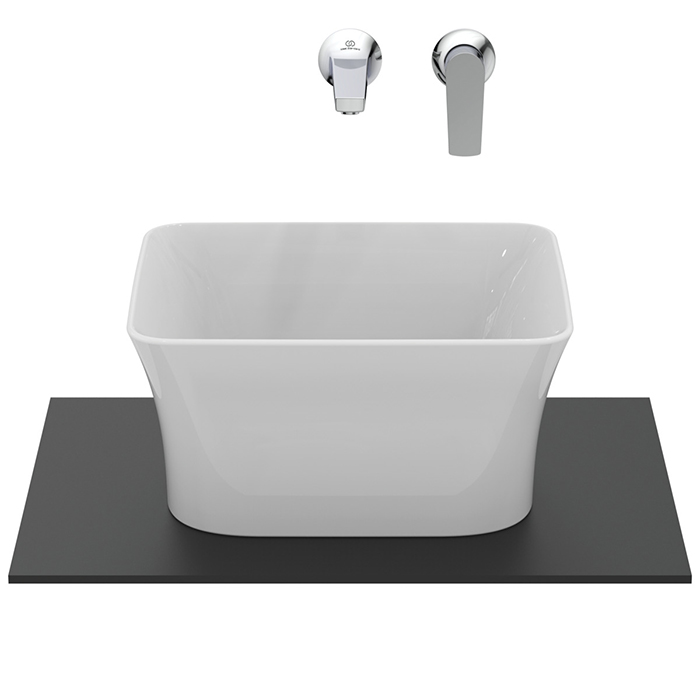 Ideal Standard La Dolce Vita Раковина накладная 40х34хh20 см, без отв., с крепежом, цвет: белый
