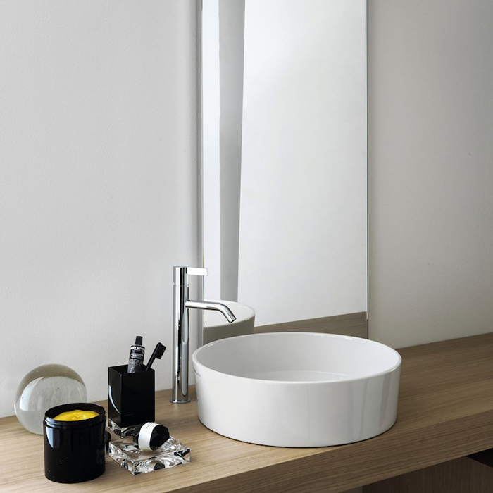 Раковина-чаша Laufen Kartell 42х42х12 см, без отв., цвет: белый