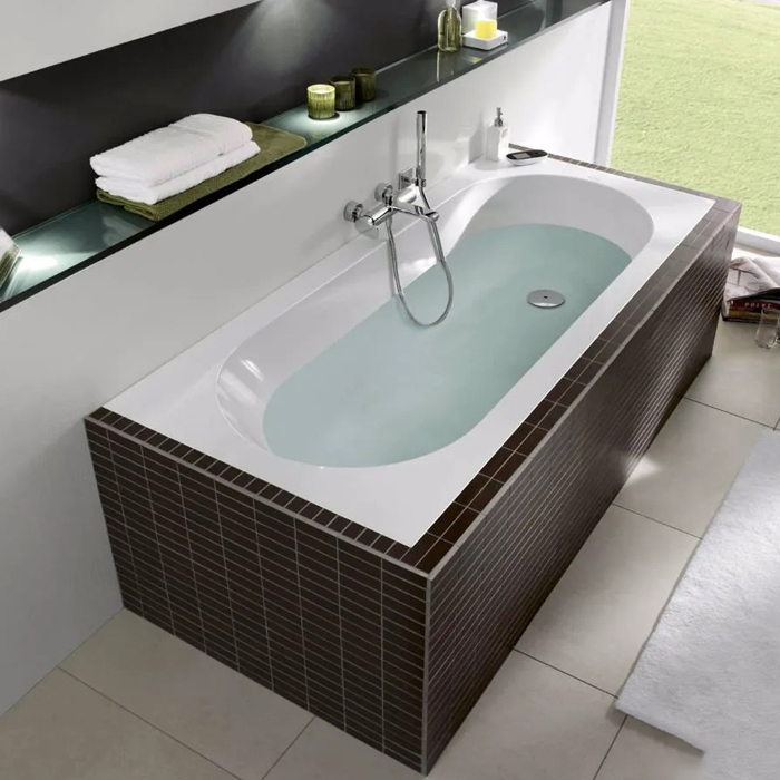 Villeroy&Boch Oberon Ванна встраиваемая 160x75x45см, прямоугольная, цвет: белый