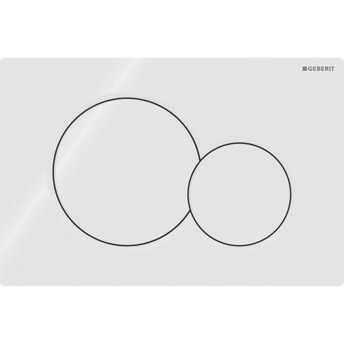 Geberit Sigma01 Клавиша для двойного смыва, круглая: Белый