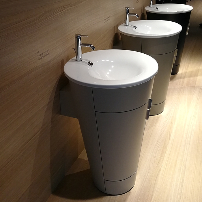 Duravit Starck 1 Тумба напольная 60x56xh82.5см, с раковиной, цвет: taupe satin matt