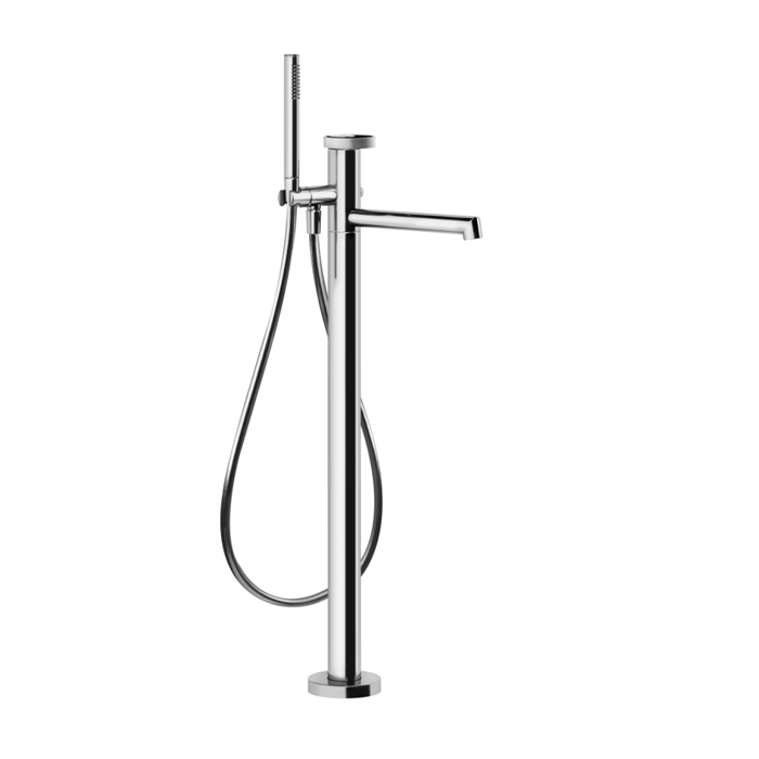 Напольный смеситель для ванны Gessi Anello, внешняя часть, цвет: хром