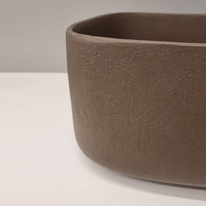 Artceram Cognac Раковина 55х35 см, без отв., накладная, цвет: nero roma