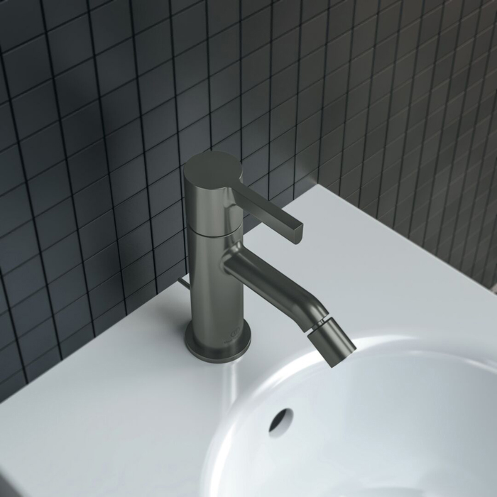 Ideal Standard Joy Смеситель для биде, на 1 отв., с донным клапаном, цвет: PVD Magnetic Grey