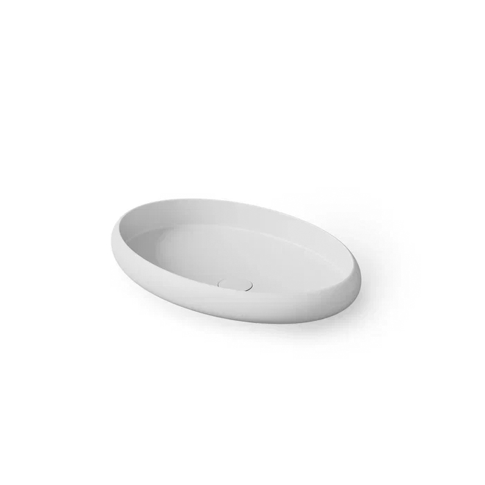 Dea Design Washbasins Раковина 60х40х11.2см, накладная, без отв., Solid Surface, цвет: White №18