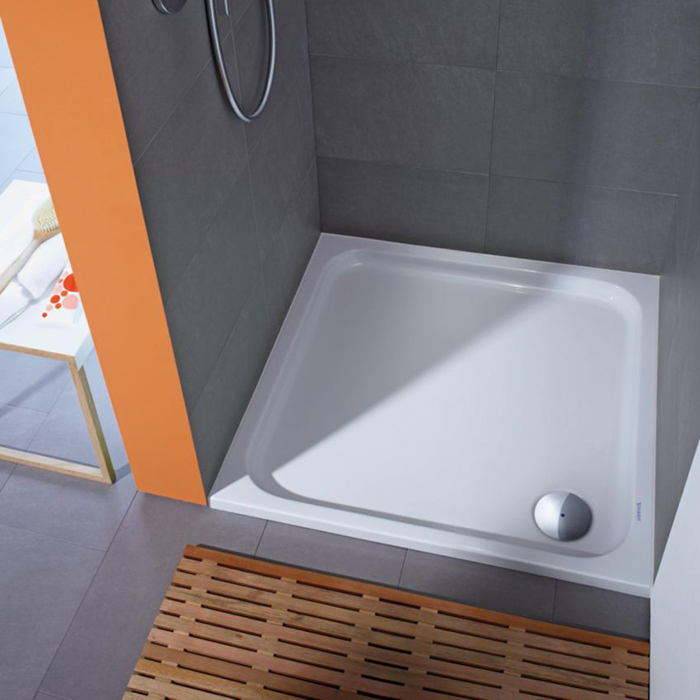 Duravit D-Code Душевой поддон 90x90х8.5см, акриловый, квадратный, цвет: белый