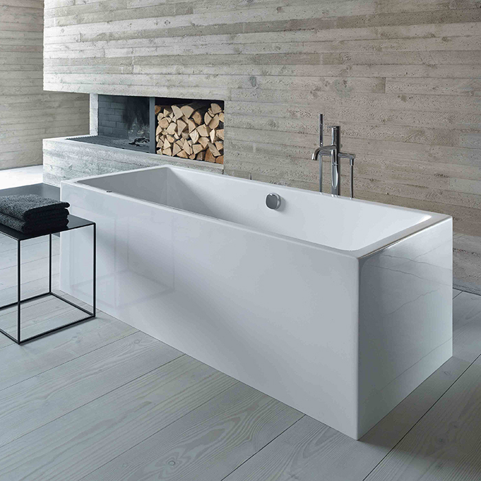 Duravit Vero Air Ванна 180x80см,  встраиваемая, с 2 наклонами для спины, цвет: белый