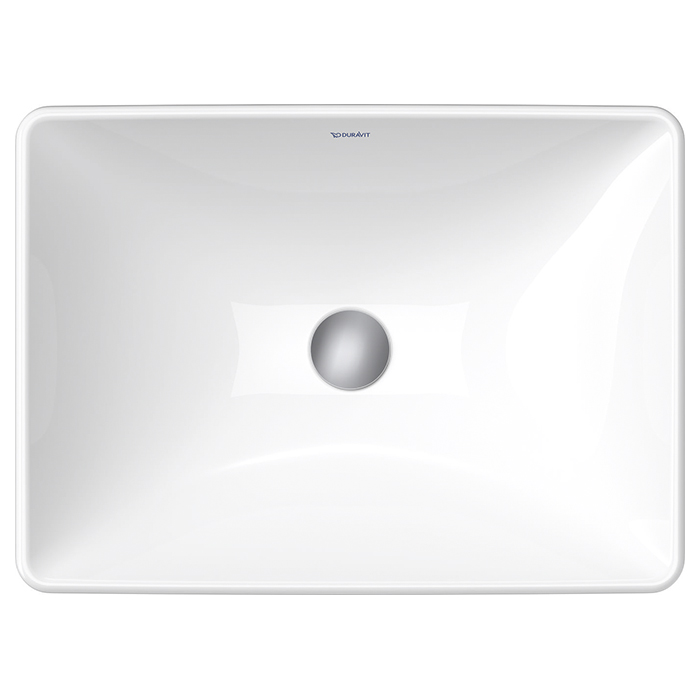 Duravit D-Neo Раковина встраиваемая сверху 60х44см, без перелива, без отв., WonderGliss, цвет: белый