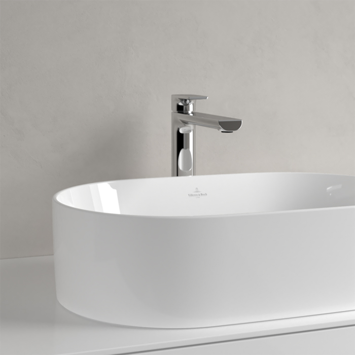 Villeroy&Boch Collaro Раковина накладная, 56x36х14.5см, без отв., цвет: альпийский белый