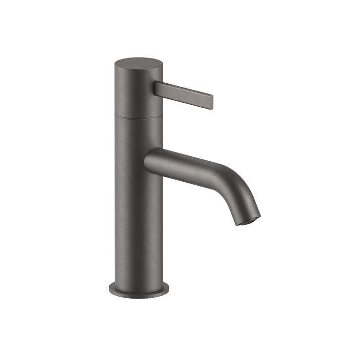 Смеситель для раковины Fantini AF/21, 1 отв., излив: 12.6 см, цвет: Matt Gun Metal PVD