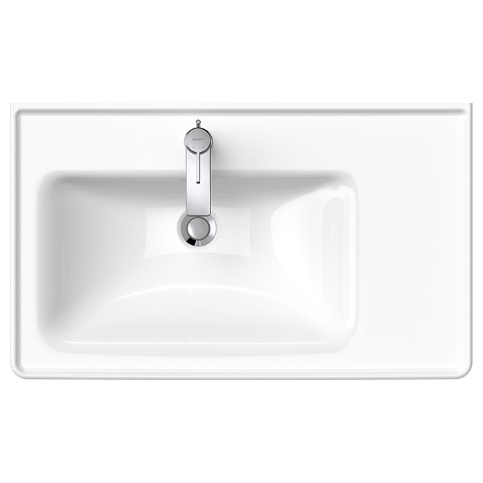 Duravit D-Neo Раковина накладная 80х48см, с переливом, с 1 отв., цвет: белый