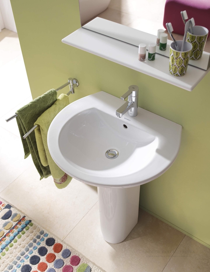 Пьедестал для раковины Duravit Darling New напольный, 175 × 220 мм, цвет: белый
