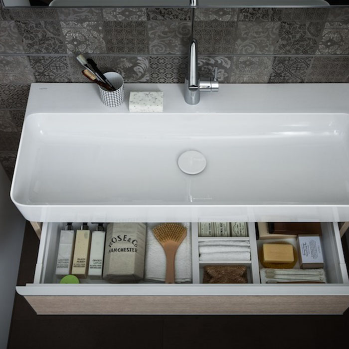 Раковина Laufen VAL 95х42х11.5 см, 1 отв., покрытие LCC, цвет: белый
