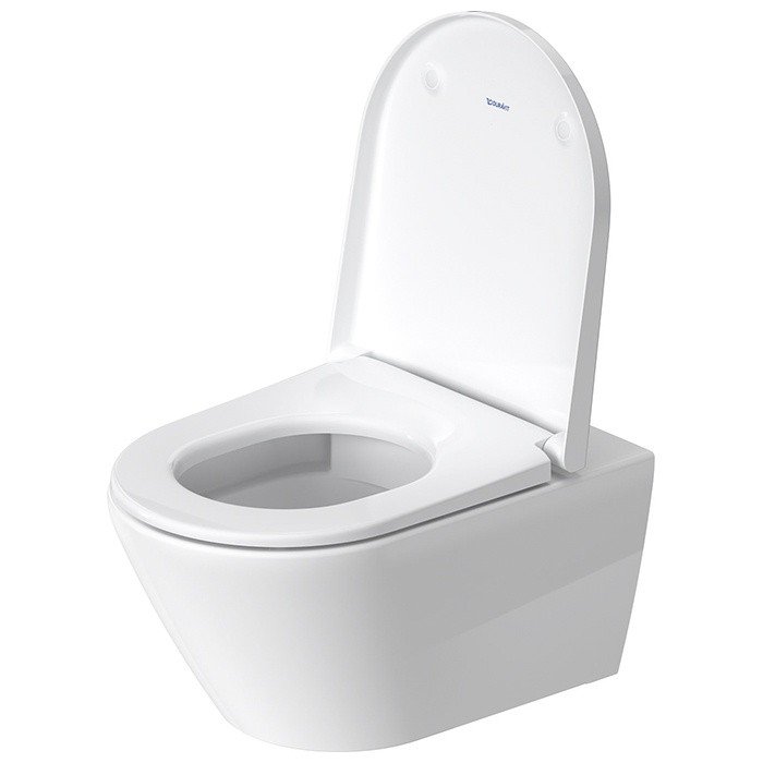 Duravit D-Neo Унитаз подвесной 37x54 см, безободковый, в комплекте с сиденьем, цвет: белый