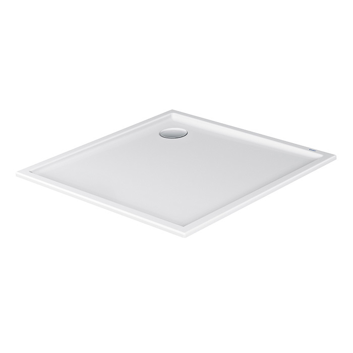 Duravit Starck Slimline Поддон акриловый квадратный 100x100х5см, d:9см, цвет: белый