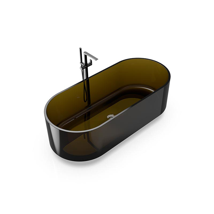 Knief Ellipse shape Ванна отдельностоящая 170x75x56см, из полимерного материала, цвет: Pyrit # 030