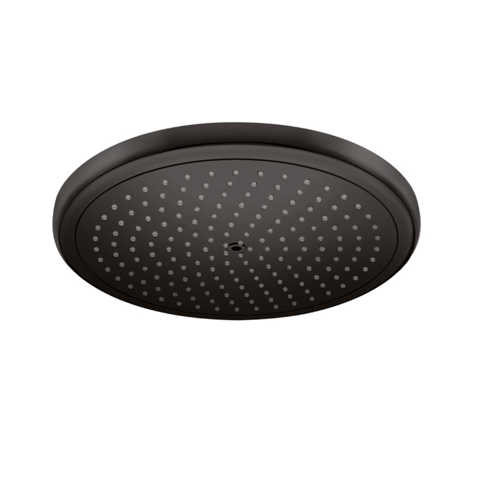 Верхний душ Hansgrohe Croma 28см, потолочный/настенный, 1jet, EcoSmart, цвет: черный матовый