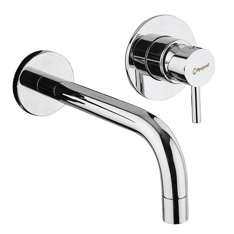 Смеситель для раковины Margaroli Moderna 2002 для раковины настенный Chrome — RU2002AA01CR