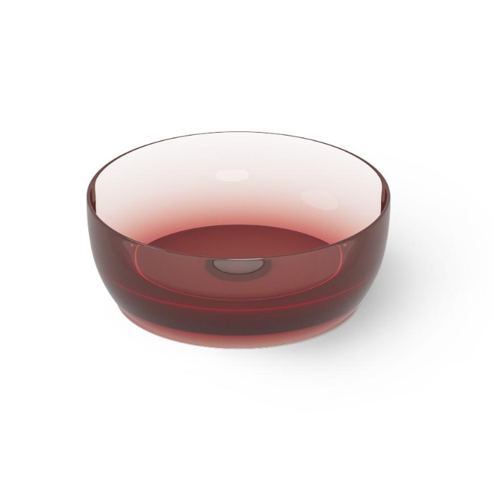 Dea Design Раковина 40х14см., накладная, без отв., цвет: pomegranate