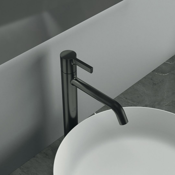 Ideal Standard Joy Смеситель для раковины, на 1 отв., высокий, цвет: PVD Magnetic Grey