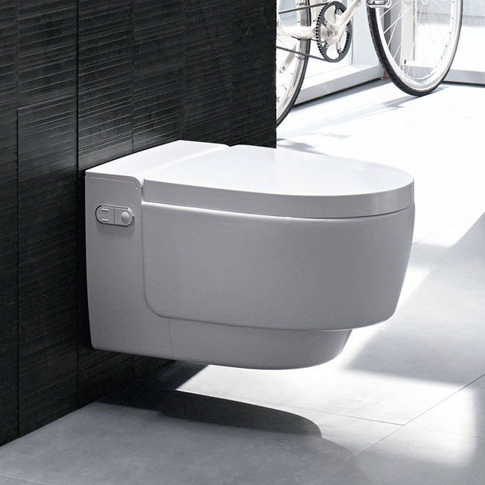 Geberit AquaClean Mera Comfort Унитаз-биде подвесной, KeraTect, цвет: белый