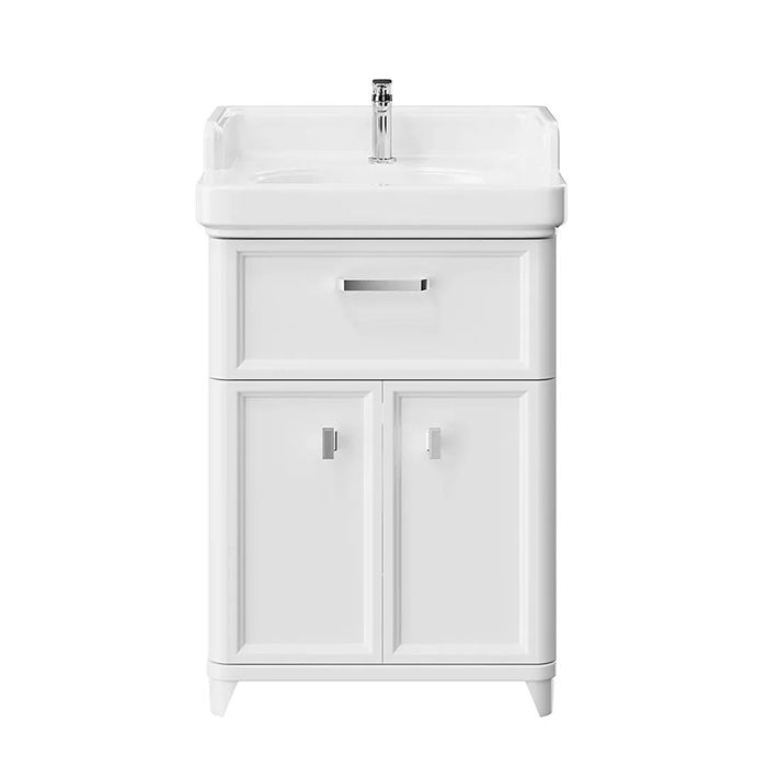 Kerama Marazzi Pompei Тумба напольная 60см, с ящиком и дверцами, цвет: белый глянцевый