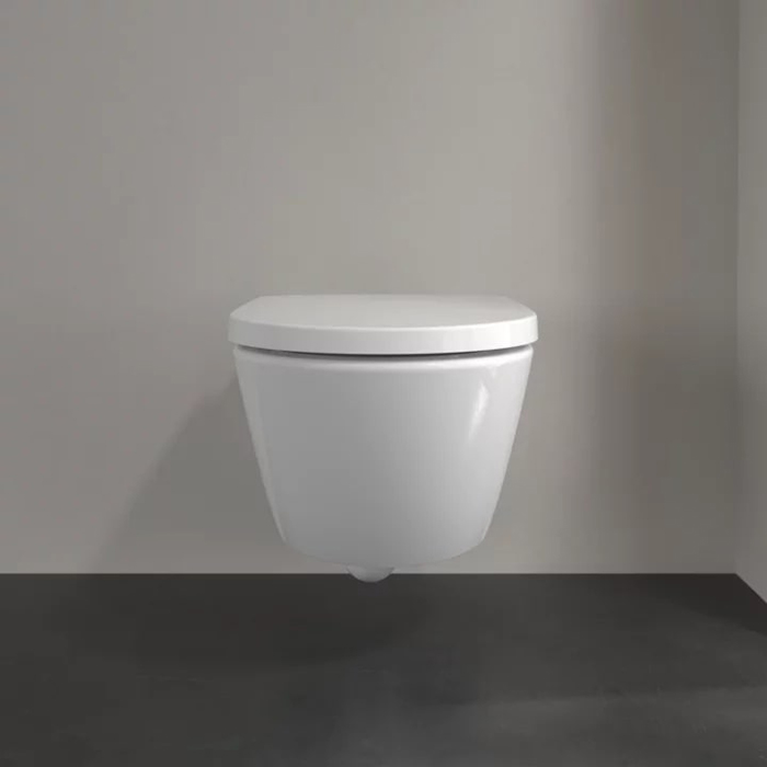 Villeroy&Boch Subway 3.0 Унитаз подвесной, безободковый tornado, сиденье в комплекте SoftClosing, цвет: альпийский белый