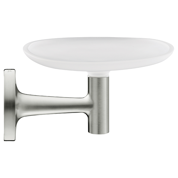 Мыльница Duravit Starck T, подвесная, цвет: Stainless steel Brushed
