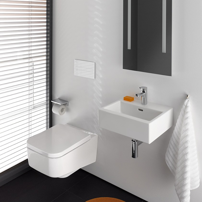 Раковина Laufen Living City 45х38х14 см, 1 отв., цвет: белый