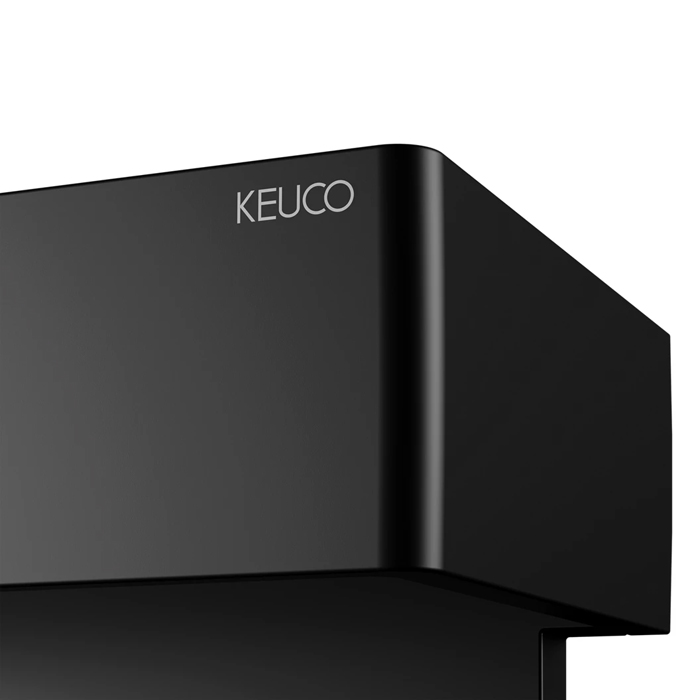 Keuco Edition 11 Полочка для душа со стеклоочистителем, подвесная, цвет: черный матовый