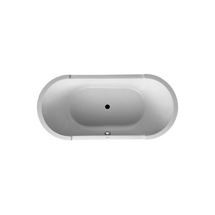 Duravit STARCK Ванна акриловая встраиваемая 190x90см с 2 наклонами для спины, цвет: белый