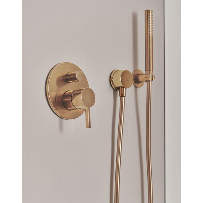 Смеситель для ванны Ideal Standard Joy, встраиваемый, цвет: PVD Brushed Gold (Шлифованное Золото)