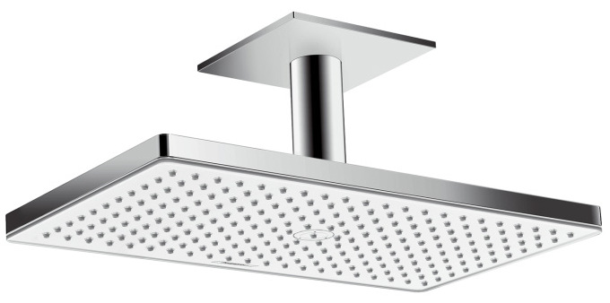 Верхний душ Hansgrohe Rainmaker Select 460х270 мм, 1 реж., потол. кроншт. 100 мм (внеш. м.ч) — 24002400