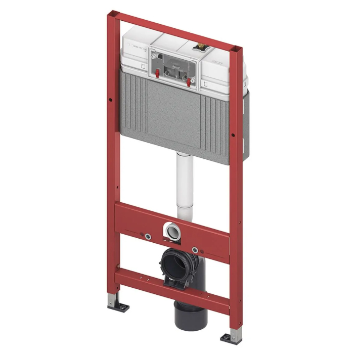 TECE Комплект TECEbase 3.0 c кронштейнами, звукоизоляцией, панелью смыва TECEloop, цвет: хром глянцевый