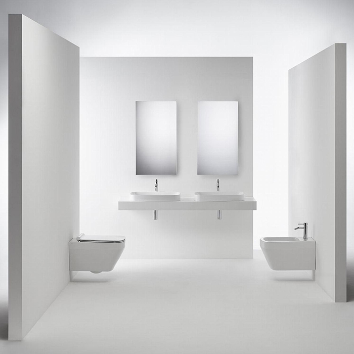 Simas Baden Baden Унитаз подвесной безободковый 56х36 см,   цвет: белый