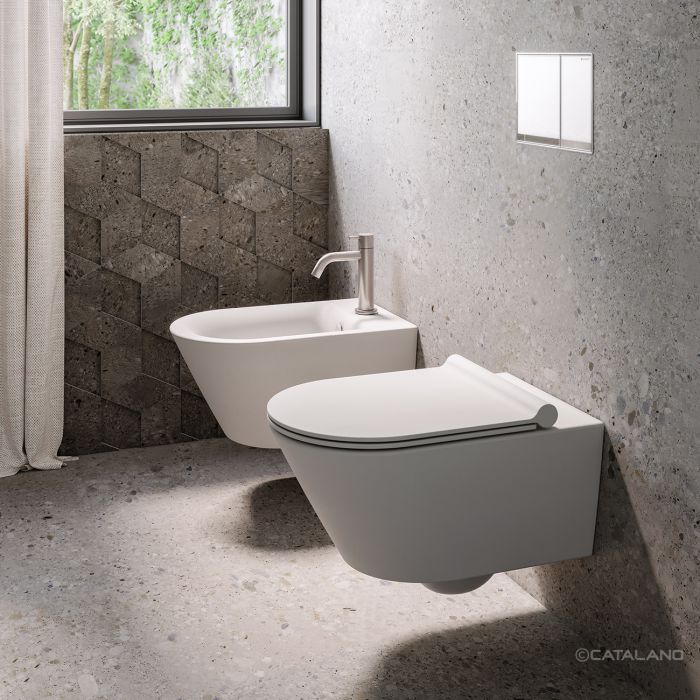 Унитаз подвесной безободковый Catalano Colori 55x35 0111550021 / 1VS55NRBM