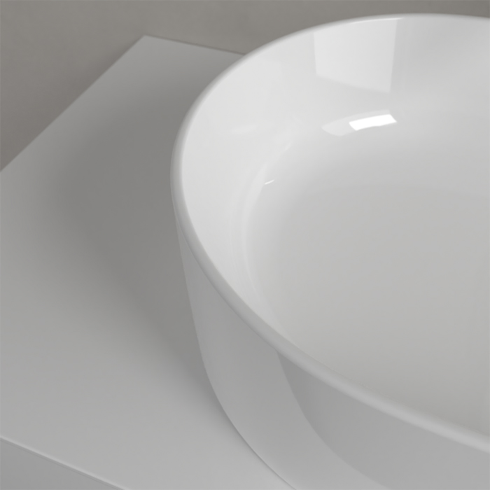 Villeroy&Boch Collaro Раковина накладная, 56x36х14.5см, без отв., цвет: альпийский белый