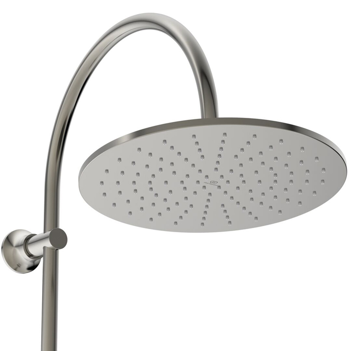 Ideal Standard La Dolce Vita Душевая система, с настенным смесителем для душа, верхний душ 30см., душевая лейка Stick, шланг Idealflex 175см., цвет: PVD Silver Storm (Серебряный Шторм)
