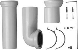 Комплект подключения Vario Duravit, цвет: белый