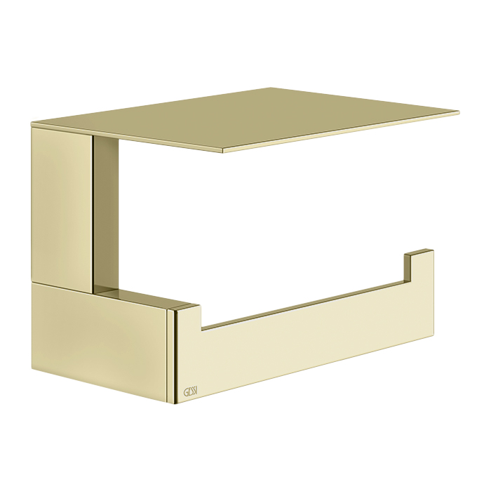Держатель т/б с крышкой Gessi Inverso Accessories, подвесной, цвет: Brass Brushed PVD