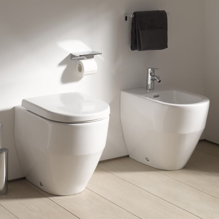 Laufen Pro Унитаз напольный приставной 36х53х43 см, слив универсальный, цвет: белый