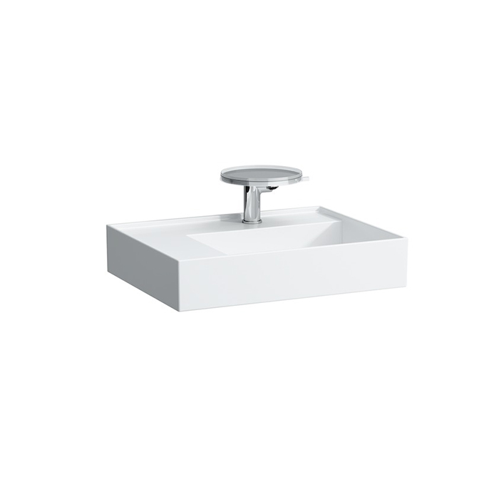 Раковина Laufen Kartell 60х46х12 см, 1 отв., без перелива, цвет: белый