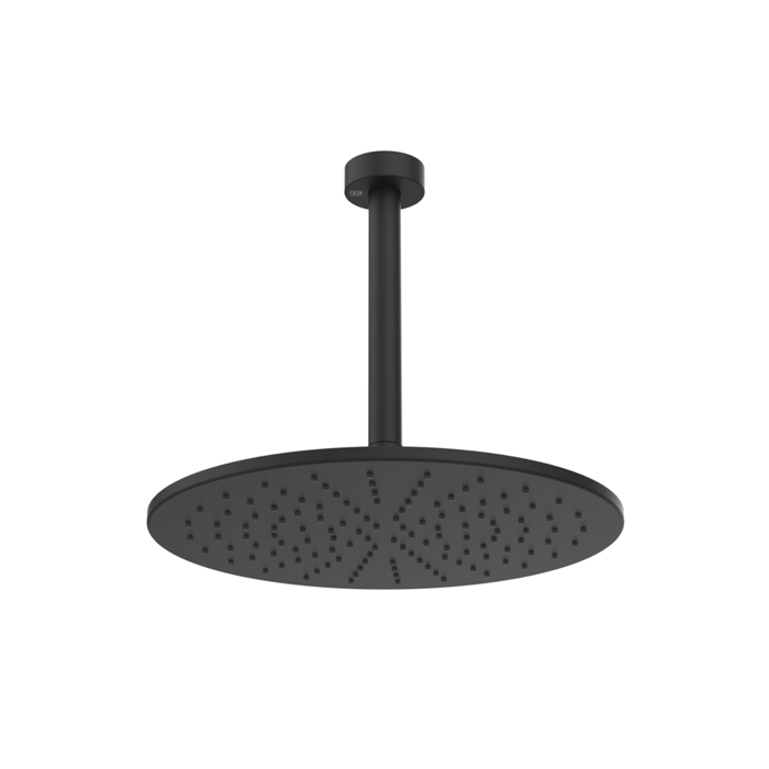 Верхний душ Gessi Emporio shower Ø30см, потолочный, поворотная с шарниром, с защитой от известкового налёта, цвет: Black XL