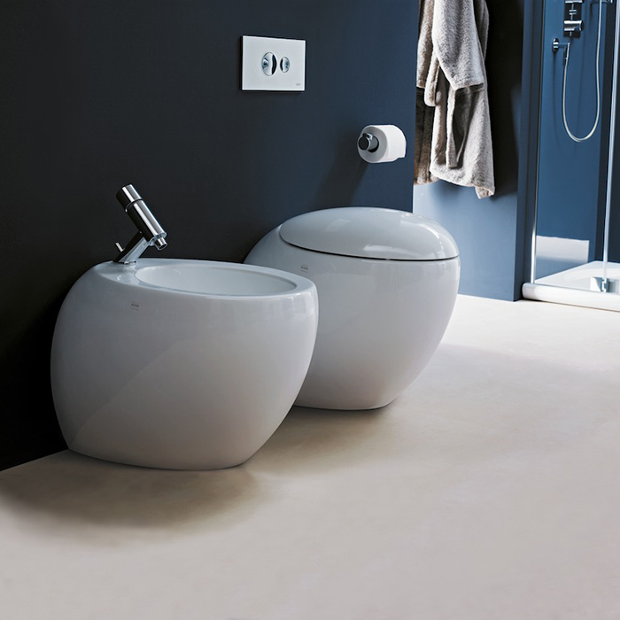 Laufen Alessi One Биде напольное 39x58.5x41.5см, с 1 отв. под смеситель, с покр. LCC, цвет: белый