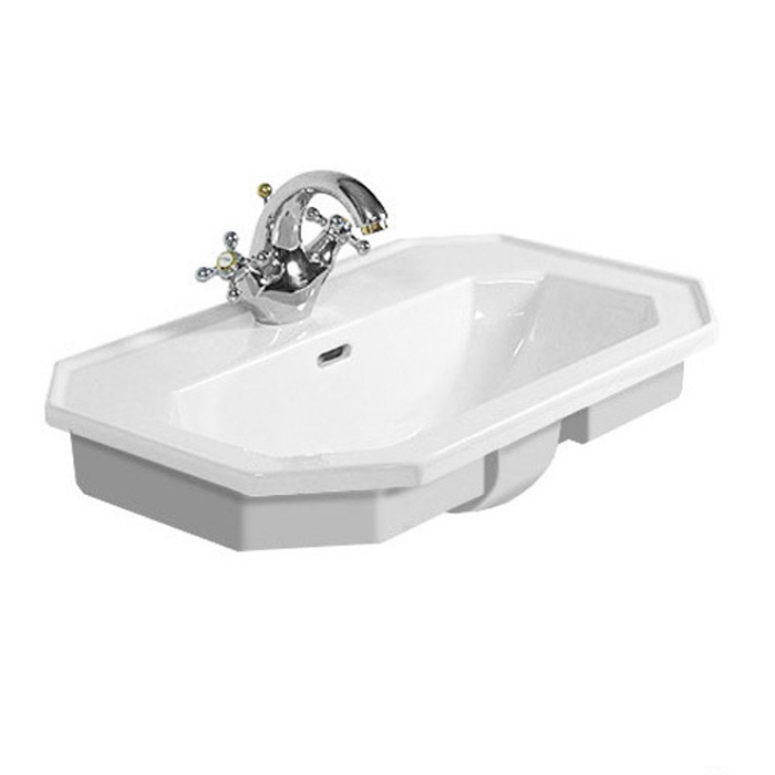Duravit 1930 Раковина для встраивания сверху, 58х47хН:22.5см, с 1 отв., цвет: белый