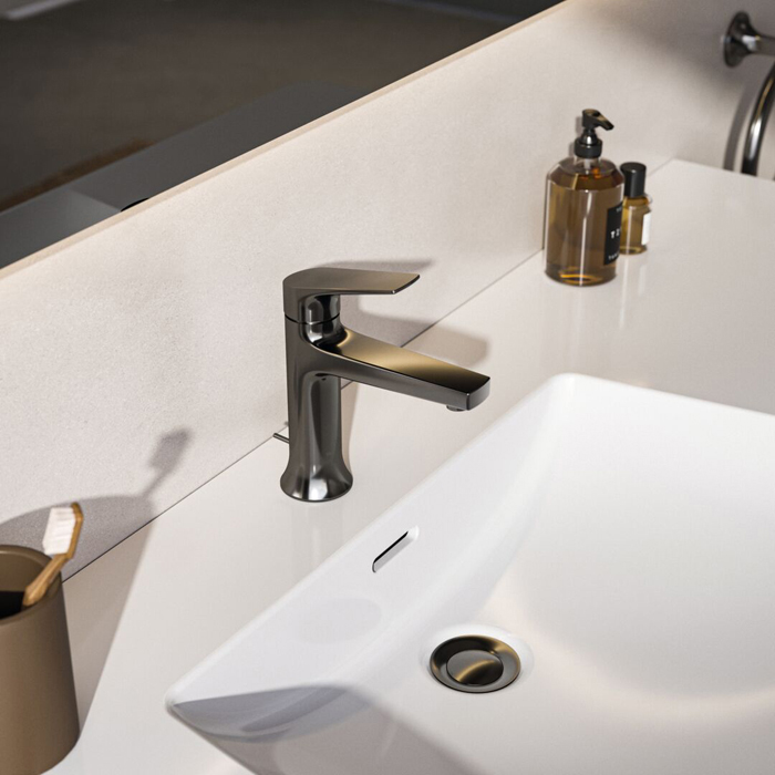 Ideal Standard La Dolce Vita Смеситель для раковины, на 1 отв., с донным клапаном, цвет: PVD Magnetic Grey
